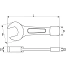 YATO Cheie de impact 32 mm / 195 mm CrV