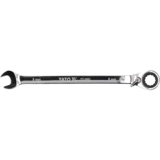 Cheie Reversibilă YATO cu clichet 8 mm / 140 mm 72T CrV