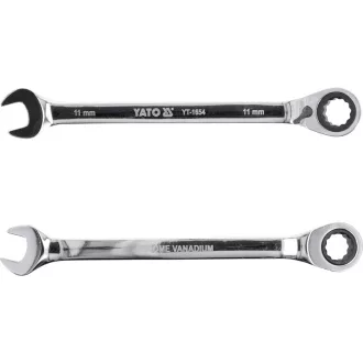 Cheie reversibilă cu clichet YATO 11 mm / 165 mm 72T CrV