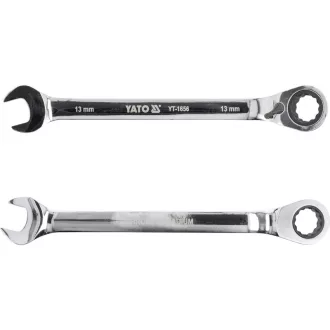 Cheie reversibilă cu clichet YATO 13 mm / 180 mm 72T CrV