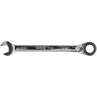 Cheie reversibilă cu clichet YATO 14 mm / 190 mm 72T CrV
