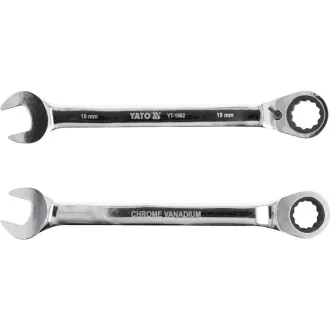Cheie reversibilă cu clichet YATO 19 mm / 245 mm 72T CrV