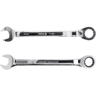 Cheie reversibilă cu clichet YATO 20 mm / 245 mm 72T CrV
