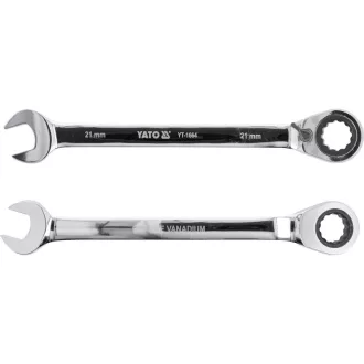 Cheie reversibilă cu clichet YATO 21 mm / 290 mm 72T CrV