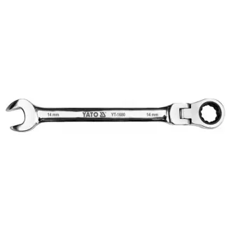 Cheie cu clichet YATO 14 mm / 185 mm 72T CrV