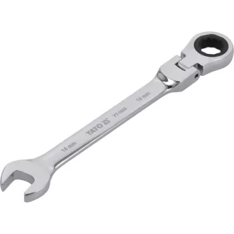 Cheie cu clichet YATO 14 mm / 185 mm 72T CrV