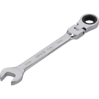 Cheie cu clichet YATO 15 mm / 195 mm 72T CrV