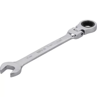 Cheie cu clichet YATO 17 mm / 230 mm 72T CrV