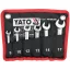 YATO Set de chei combinat cu clichet, 6 piese
