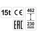 Ridicator hidraulic YATO 15t