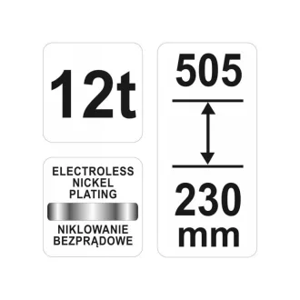 Ridicator hidraulic YATO 12t