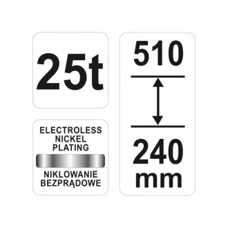 Ridicator hidraulic YATO 25t