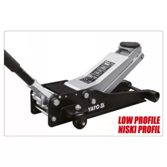   YATO Ridicator hidraulic de crocodil 2.5T profil redus, dublu piston