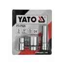 Set chei tubulare YATO din 3 piese pentru pompa de injectie Bosch VE 1/2" CrV