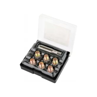   YATO Kit de reparare filet șurub de scurgere a uleiului 7 piese M13x1,5 mm