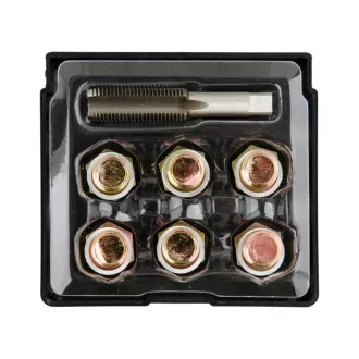   YATO Kit de reparare filet șurub de scurgere a uleiului 7 piese M15x1,5 mm