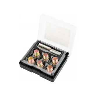   YATO Kit de reparare filet șurub de scurgere a uleiului 7 piese M15x1,5 mm