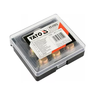   YATO Kit de reparare filet șurub de scurgere a uleiului 7 piese M17x1,5 mm