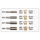 Kit de reparare filet șurub de scurgere a uleiului YATO 64 piese M13-M20 CrMo