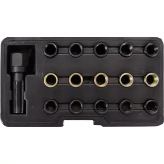   YATO Kit de reparare și curățare filet bujii incandescente 16 piese M14, M16
