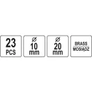 Kit de curățare supape injector YATO 23 piese