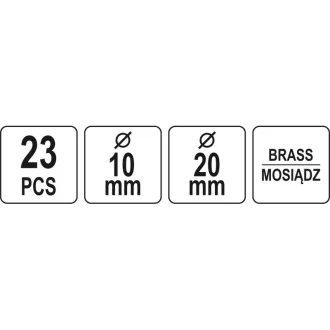 Kit de curățare supape injector YATO 23 piese