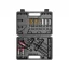 YATO Set curatare supape injector 19 piese 1/4" inox, plastic, perii de cupru