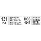 YATO Set de reparare a filetelor 131 de piese M5-M12