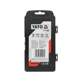 YATO Set de reparare a filetelor 30 de piese M12 x 1,5 mm