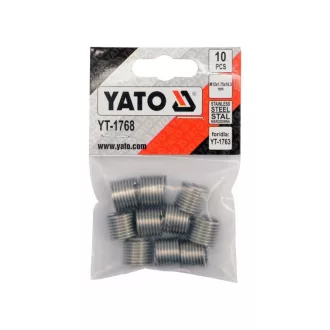 YATO Insert de reparație filet inox M12 (10 buc)