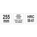YATO Foarfece de tăiere a plăcilor 225 mm