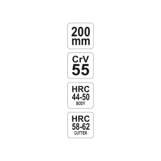 YATO Clește lateral profesional 190 mm CrV