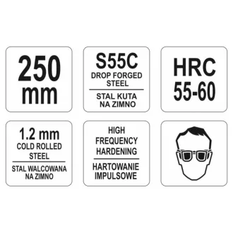 YATO Foarfece de tăiere a plăcilor 250 mm drepte