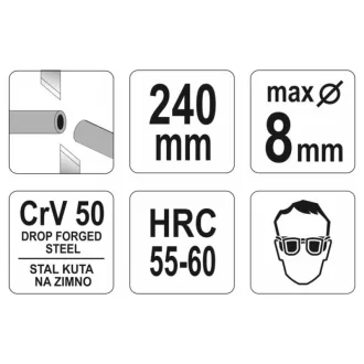 YATO Foarfecă pentru cabluri 240 mm