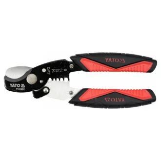   YATO Clește de tăiere și decopertare cabluri 170 mm/10,5 mm/1,6-3,2 mm2