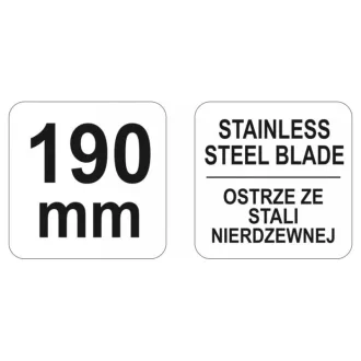 YATO Foarfecă tehnică 190 mm inox