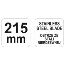 YATO Foarfecă tehnică 215 mm inox