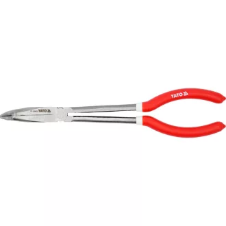 YATO Clește cu nas lung curbat 285 mm