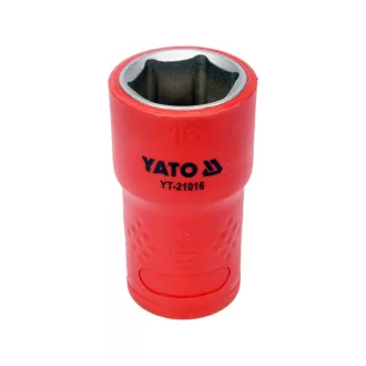 YATO Cheie tubulară izolată 3/8" 16 mm 1000 V CrV