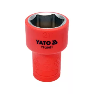 YATO Cheie tubulară izolată 3/8" 21 mm 1000 V CrV