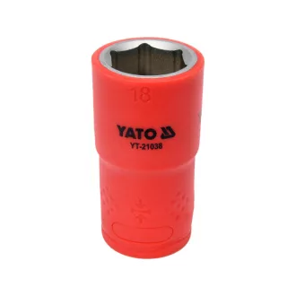 YATO Cheie tubulară izolată 1/2" 18 mm 1000 V CrV