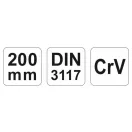 YATO Cheie reglabilă 0-32 / 210 mm CrV