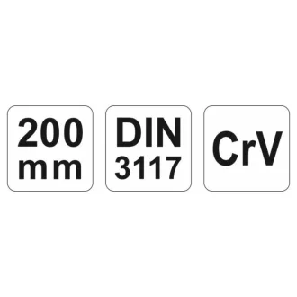 YATO Cheie reglabilă 0-32 / 210 mm CrV