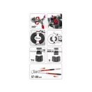 YATO Set de crimpare cu 9 piese pentru țevi Pex-AL-Pex