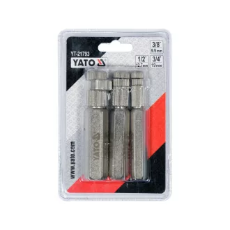   Set de șuruburi de montare internă YATO 3 părți 3/8", 1/2", 3/4"