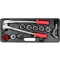Set de flanșe pentru țevi YATO 10 bucăți 3/8"-1 1/8"