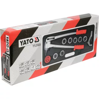   Set de flanșe pentru țevi YATO 10 bucăți 3/8"-1 1/8"