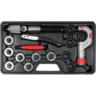   YATO Set de flanșat hidraulic pentru țevi, 10 piese 3/8"-1 1/8"