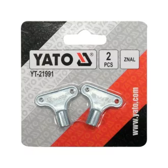 Cheie de aerisire YATO pentru radiator (2 buc)