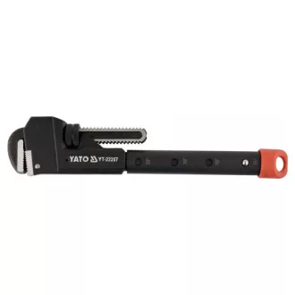 YATO Clește de țevi cu mâner ajustabil 400-550 mm CrMo